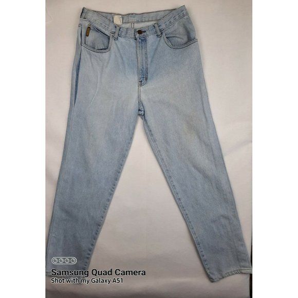 VTG Armani jeans Sz. 36x32 Men’s button fly 100% cotton Simint Industria SPA - Picture 2 of 12